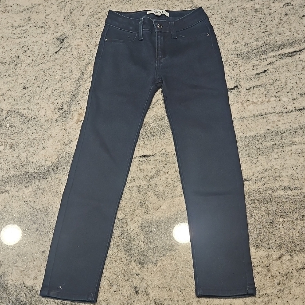 Dkny Blue Classic Straight-Leg Jeans